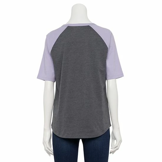 Women's Sonoma Goods For Life® Elbow Sleeve Baseball Graphic Tee Olive Good Days 4 Women's Sonoma Goods For Life® Elbow Sleeve Baseball Graphic Tee Olive Good Days - Image 2