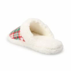 Sonoma Goods For Life Women's Jammies For Your Families® Plaid Scruff Slippers -Sonoma Goods For Life shop unnamed file 7653