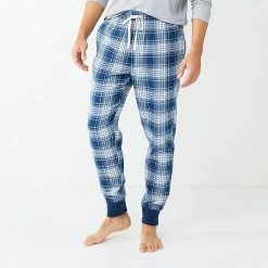 Men's Sonoma Goods For Life® Flannel Jogger Sleep Pants Dark Grey Heather -Sonoma Goods For Life shop unnamed file 766
