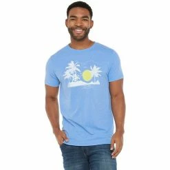 Men's Sonoma Goods For Life® Supersoft Tropical Graphic Tee Electric Blue Heather -Sonoma Goods For Life shop unnamed file 7707