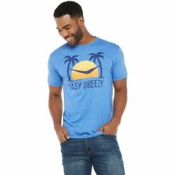 Men's Sonoma Goods For Life® Supersoft Tropical Graphic Tee Electric Blue Heather -Sonoma Goods For Life shop unnamed file 7709