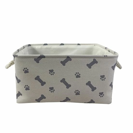 Sonoma Goods For Life® Printed Canvas Pet Gear Storage Bin 4 Sonoma Goods For Life® Printed Canvas Pet Gear Storage Bin - Image 2
