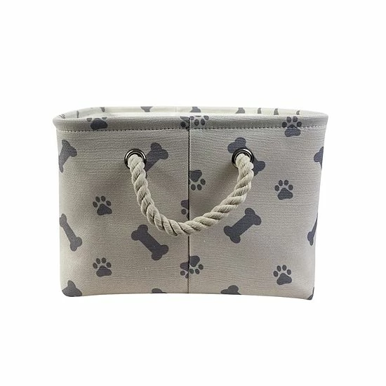 Sonoma Goods For Life® Printed Canvas Pet Gear Storage Bin 6 Sonoma Goods For Life® Printed Canvas Pet Gear Storage Bin - Image 4