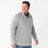 Big & Tall Sonoma Goods For Life® Quarter-Zip Fleece Olive -Sonoma Goods For Life shop unnamed file 774