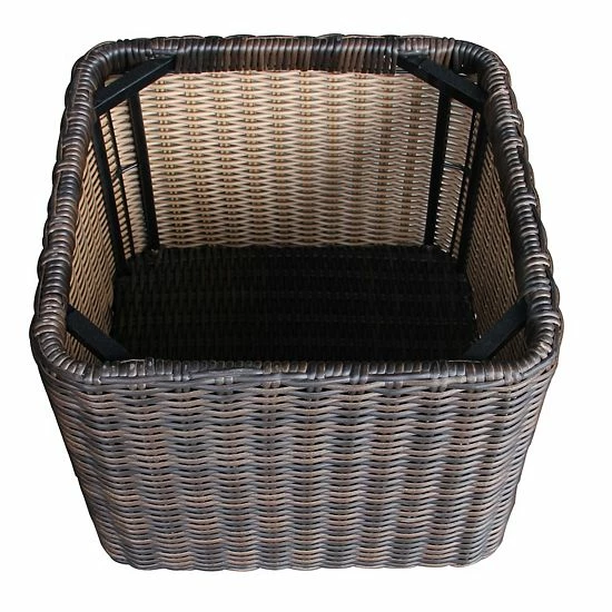 Sonoma Goods For Life® Cortena Wicker Patio Ottoman Blonde 6 Sonoma Goods For Life® Cortena Wicker Patio Ottoman Blonde - Image 4
