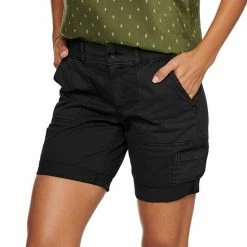 Petite Sonoma Goods For Life® Comfort Waist Utility Bermuda Shorts Black -Sonoma Goods For Life shop unnamed file 7801