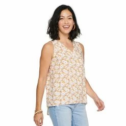 Women's Sonoma Goods For Life® V-Neck Tank Lime Sketch Diamond -Sonoma Goods For Life shop unnamed file 7812
