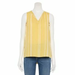 Women's Sonoma Goods For Life® V-Neck Tank Lime Sketch Diamond -Sonoma Goods For Life shop unnamed file 7815
