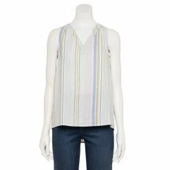 Women's Sonoma Goods For Life® V-Neck Tank Lime Sketch Diamond -Sonoma Goods For Life shop unnamed file 7817