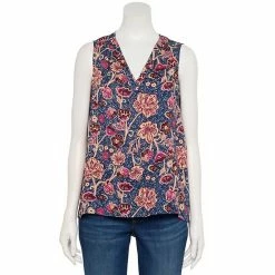 Women's Sonoma Goods For Life® V-Neck Tank Lime Sketch Diamond -Sonoma Goods For Life shop unnamed file 7822