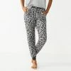 Women's Sonoma Goods For Life® Essential Banded Bottom Pajama Pants Purple Dye