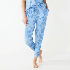 Women's Sonoma Goods For Life® Essential Banded Bottom Pajama Pants Purple Dye -Sonoma Goods For Life shop unnamed file 7833