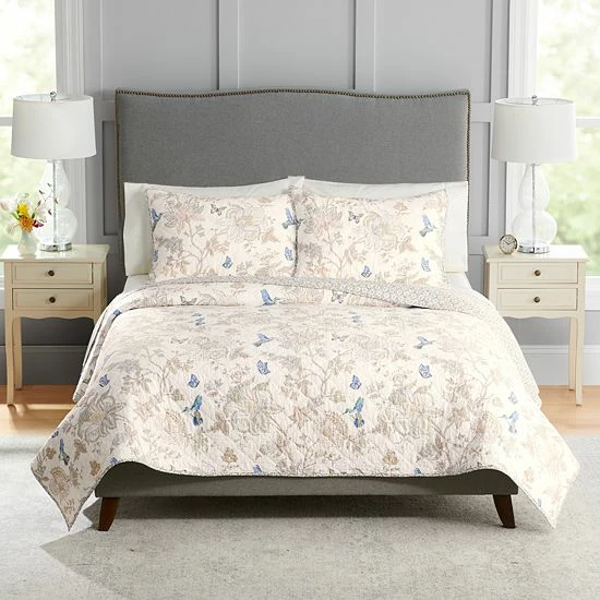 Sonoma Goods For Life® Heritage Quilt Or Sham Blue Jacobean 6 Sonoma Goods For Life® Heritage Quilt Or Sham Blue Jacobean - Image 4