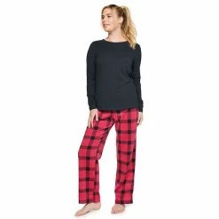 Women's Sonoma Goods For Life® Knit Top & Microfleece Pajama Pants Set Red Plaid 19 Women's Sonoma Goods For Life® Knit Top & Microfleece Pajama Pants Set Red Plaid -Sonoma Goods For Life shop unnamed file 791