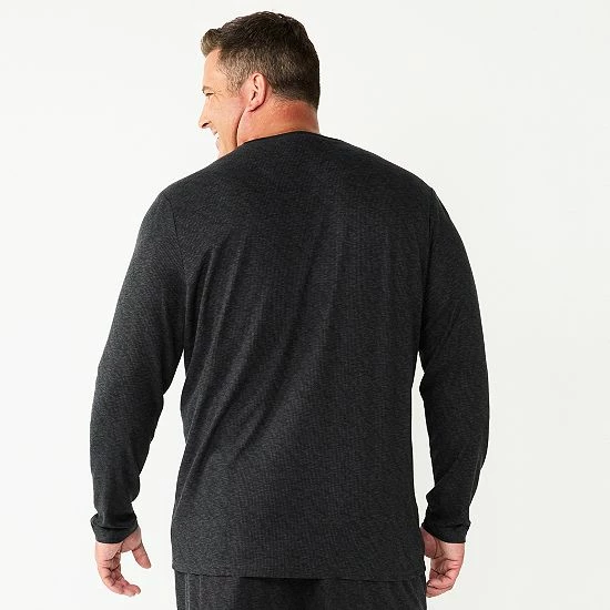 Men's Sonoma Goods For Life® Textured Top Black Space Dye 4 Men's Sonoma Goods For Life® Textured Top Black Space Dye - Image 2