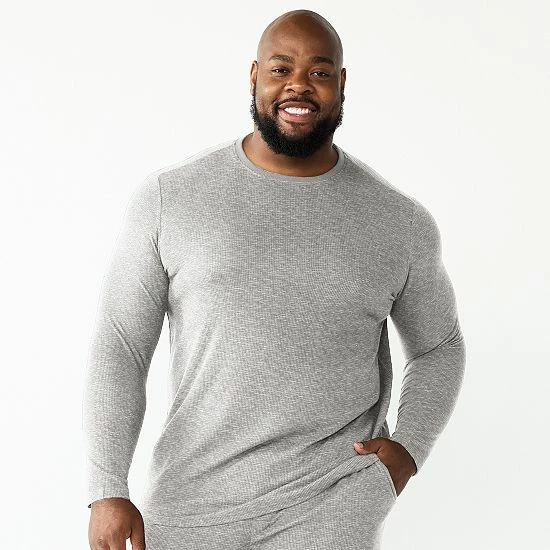 Men's Sonoma Goods For Life® Textured Top Black Space Dye 6 Men's Sonoma Goods For Life® Textured Top Black Space Dye - Image 4