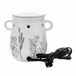 Sonoma Goods For Life® White Floral Wax Melt Warmer -Sonoma Goods For Life shop unnamed file 7949
