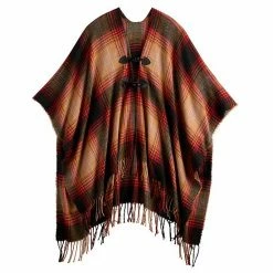 Women's Sonoma Goods For Life® Fireplace Plaid Topper With Toggles -Sonoma Goods For Life shop unnamed file 7976