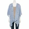 Sonoma Goods For Life® Ikat Patchwork Ruana Medium Blue -Sonoma Goods For Life shop unnamed file 8015