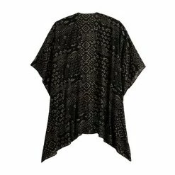 Sonoma Goods For Life® Ikat Patchwork Ruana Medium Blue -Sonoma Goods For Life shop unnamed file 8017