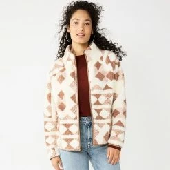 Women's Sonoma Goods For Life® Zip Front Sherpa Jacket Blue 17 Women's Sonoma Goods For Life® Zip Front Sherpa Jacket Blue -Sonoma Goods For Life shop unnamed file 802