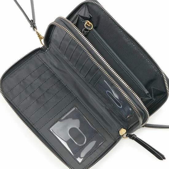 Sonoma Goods For Life® Elowen RFID-Blocking Double Zip Wristlet Black 5 Sonoma Goods For Life® Elowen RFID-Blocking Double Zip Wristlet Black - Image 3