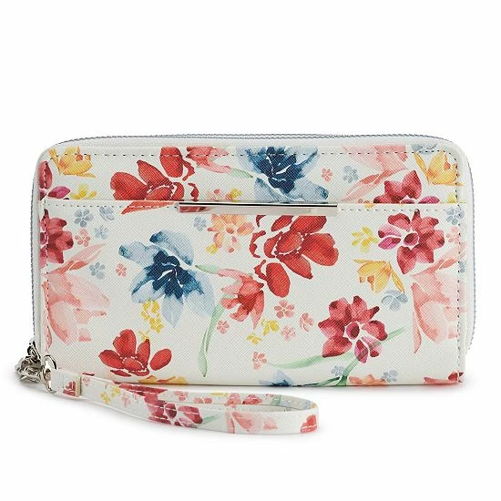 Sonoma Goods For Life® Elowen RFID-Blocking Double Zip Wristlet Black 9 Sonoma Goods For Life® Elowen RFID-Blocking Double Zip Wristlet Black - Image 7