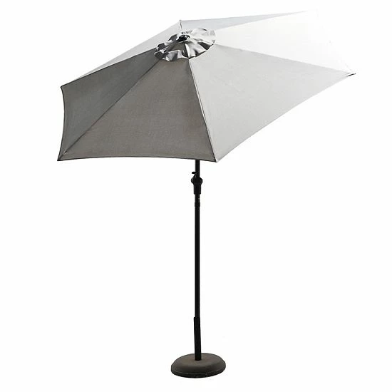 Sonoma Goods For Life® 9-ft. Patio Umbrella Khaki 11 Sonoma Goods For Life® 9-ft. Patio Umbrella Khaki - Image 9