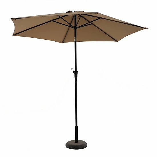 Sonoma Goods For Life® 9-ft. Patio Umbrella Khaki 16 Sonoma Goods For Life® 9-ft. Patio Umbrella Khaki - Image 14
