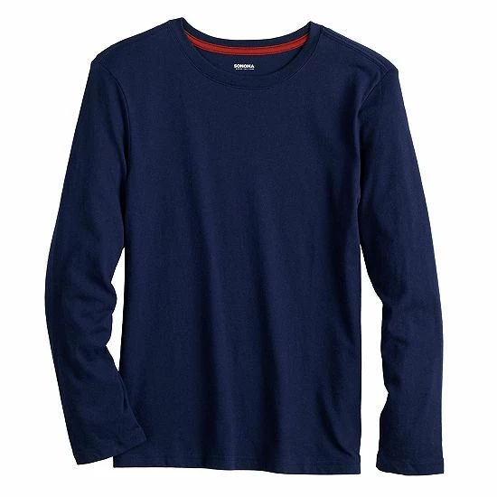 Kids 8-20 Sonoma Goods For Life® Everyday Long Sleeve Solid Tee Mineral Black 9 Kids 8-20 Sonoma Goods For Life® Everyday Long Sleeve Solid Tee Mineral Black - Image 7