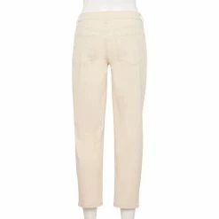 Petite Sonoma Goods For Life® Classic Girlfriend Jeans Ecru Patchwork -Sonoma Goods For Life shop unnamed file 8163