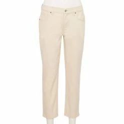 Petite Sonoma Goods For Life® Classic Girlfriend Jeans Ecru Patchwork -Sonoma Goods For Life shop unnamed file 8164