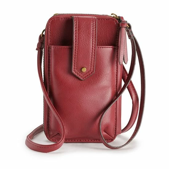 Sonoma Goods For Life® Jacqui RFID-Blocking Crossbody Wallet On A String Pomegranate 8 Sonoma Goods For Life® Jacqui RFID-Blocking Crossbody Wallet On A String Pomegranate - Image 6