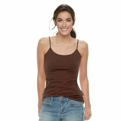 Petite Sonoma Goods For Life™ Everyday Camisole Chestnut Brown -Sonoma Goods For Life shop unnamed file 8243