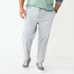 Sonoma Goods For Life Big And Tall Men's Sonoma Good For Life Pull-On Pant Alloy -Sonoma Goods For Life shop unnamed file 8294