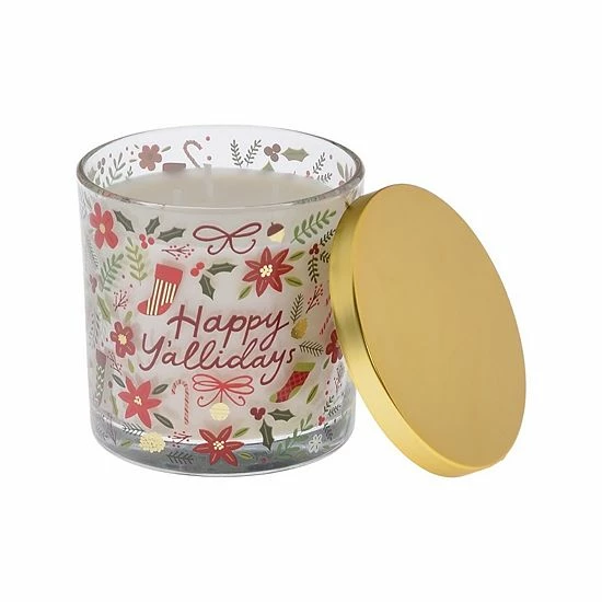 Sonoma Goods For Life® Winter Lights Happy Y'allidays 13-oz. Candle Jar 4 Sonoma Goods For Life® Winter Lights Happy Y'allidays 13-oz. Candle Jar - Image 2