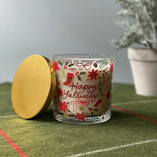 Sonoma Goods For Life® Winter Lights Happy Y'allidays 13-oz. Candle Jar 5 Sonoma Goods For Life® Winter Lights Happy Y'allidays 13-oz. Candle Jar - Image 3