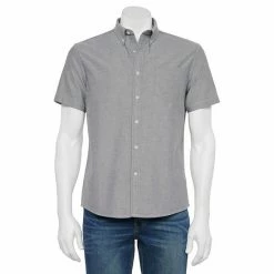 Men's Sonoma Goods For Life® Perfect Length Button-Down Shirt Green -Sonoma Goods For Life shop unnamed file 8316