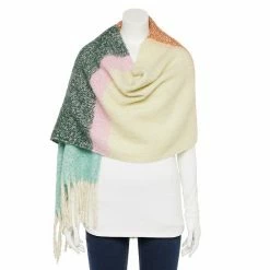 Sonoma Goods For Life® Twisted Fringe Brushed Blanket Scarf Bright