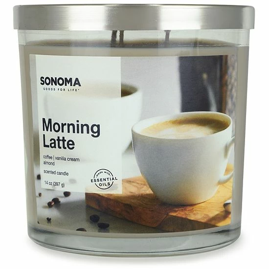 Sonoma Goods For Life® Morning Latte 14-oz. Candle Jar 3 Sonoma Goods For Life® Morning Latte 14-oz. Candle Jar