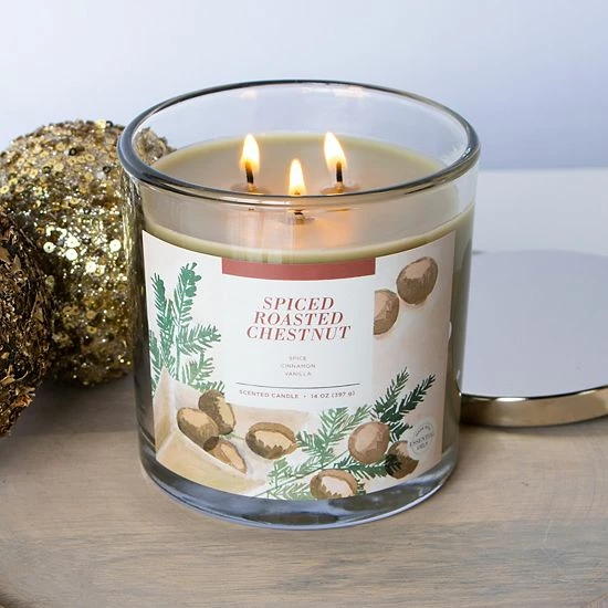 Sonoma Goods For Life® Spiced Roasted Chestnut 14-oz. Candle Jar 4 Sonoma Goods For Life® Spiced Roasted Chestnut 14-oz. Candle Jar - Image 2