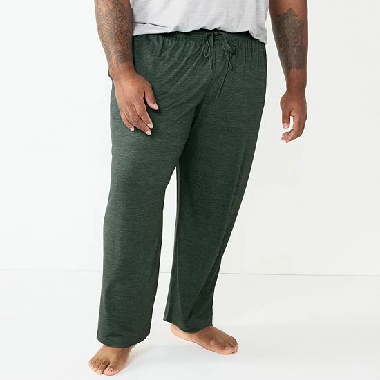 Big & Tall Sonoma Goods For Life® Lush Luxe Relaxed-Fit Sleep Pants Blue Cube Geo 9 Big & Tall Sonoma Goods For Life® Lush Luxe Relaxed-Fit Sleep Pants Blue Cube Geo - Image 7