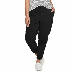 Plus Size Sonoma Goods For Life® Double Cargo Pocket Utility Jogger Pants Black 9 Plus Size Sonoma Goods For Life® Double Cargo Pocket Utility Jogger Pants Black -Sonoma Goods For Life shop unnamed file 8486