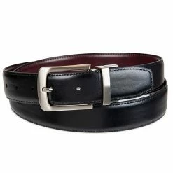 Men's Sonoma Goods For Life® Soft Touch Reversible Belt Burgundy Black -Sonoma Goods For Life shop unnamed file 8492
