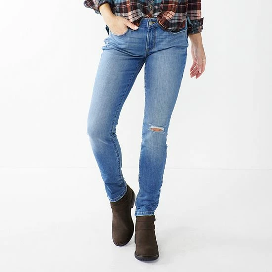 Women's Sonoma Goods For Life® Supersoft Stretch Midrise Skinny Jeans Wyatt Destructed 3 Women's Sonoma Goods For Life® Supersoft Stretch Midrise Skinny Jeans Wyatt Destructed