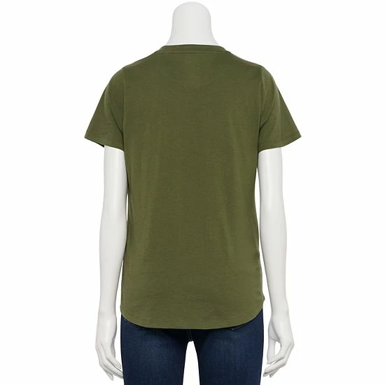 Women's Sonoma Goods For Life® Short Sleeve Graphic Tee Gray Mother Earth 4 Women's Sonoma Goods For Life® Short Sleeve Graphic Tee Gray Mother Earth - Image 2