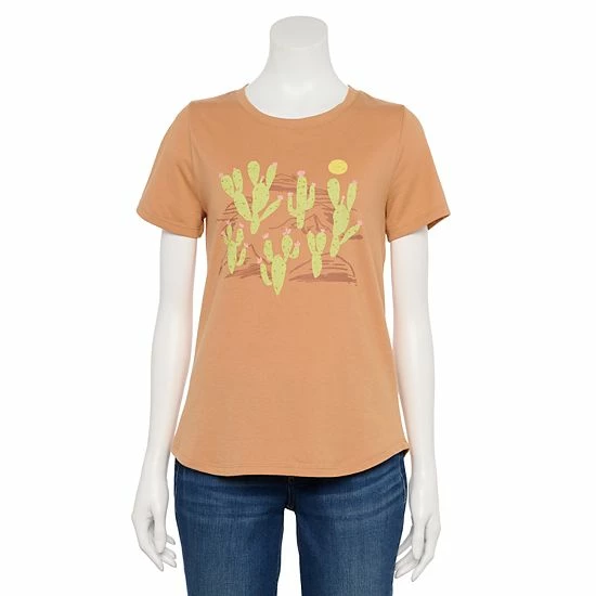 Women's Sonoma Goods For Life® Short Sleeve Graphic Tee Gray Mother Earth 5 Women's Sonoma Goods For Life® Short Sleeve Graphic Tee Gray Mother Earth - Image 3