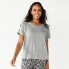 Women's Sonoma Goods For Life® Essential Short Sleeve Pajama Top Grey 1 Women's Sonoma Goods For Life® Essential Short Sleeve Pajama Top Grey -Sonoma Goods For Life shop unnamed file 8515