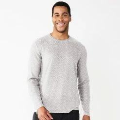 Men's Sonoma Goods For Life® Textured Top Charcoal Space Dye -Sonoma Goods For Life shop unnamed file 8544
