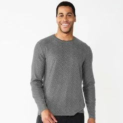 Men's Sonoma Goods For Life® Textured Top Charcoal Space Dye -Sonoma Goods For Life shop unnamed file 8545